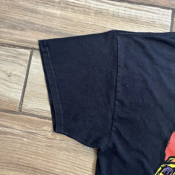 Powell Peralta Skateboards Shirt Mike Frazier Yellow Man Black Mens XLarge - Picture 4 of 13